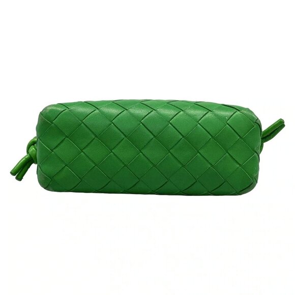 BOTTEGA VENETA Intrecciato - Green Leather P********* Shoulder Bag - Picture 5 of 15